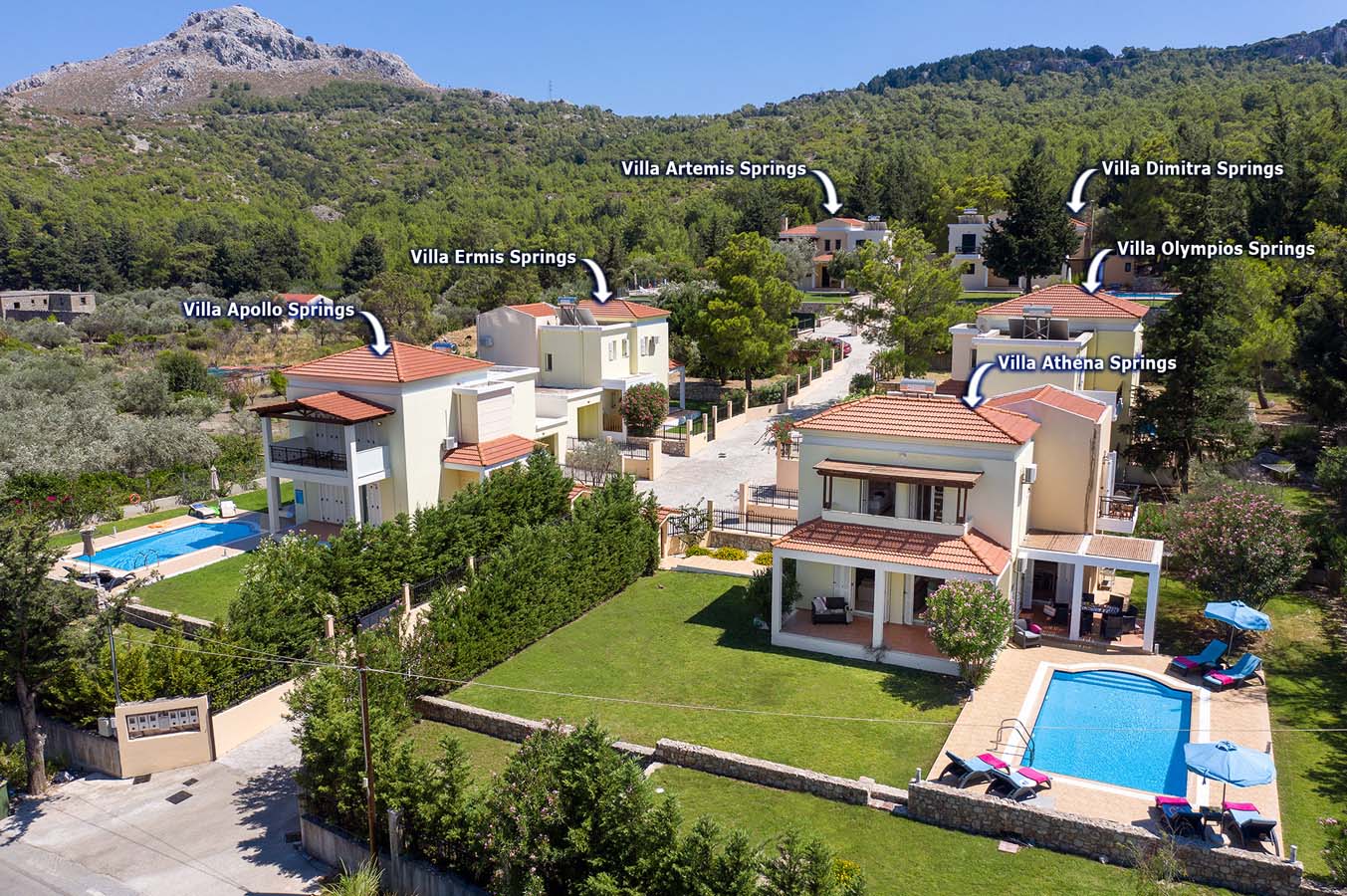 Rhodes Holidays 7 springs Villas Artemis 23