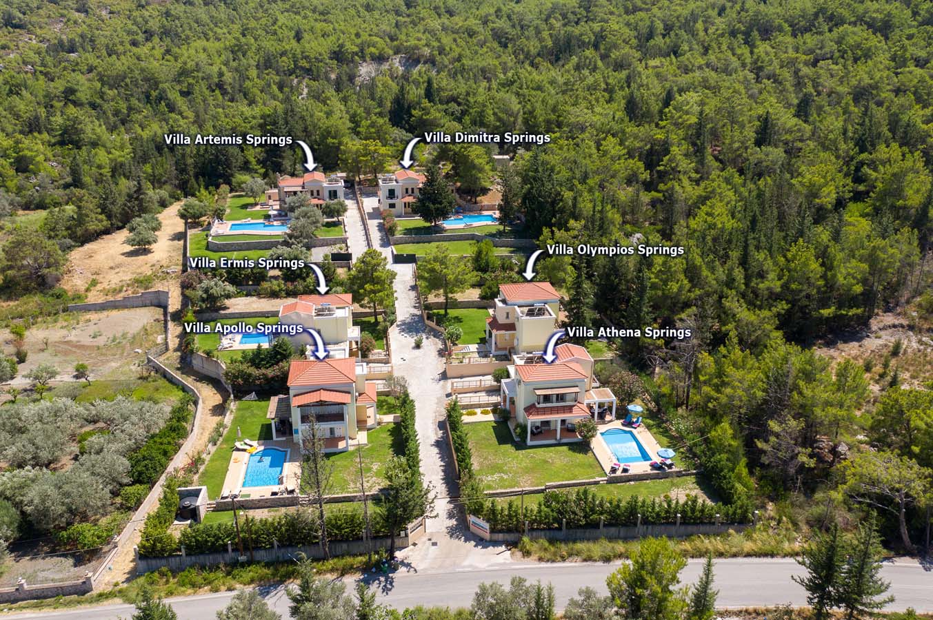 Rhodes Holidays 7 springs Villas Ermis 16